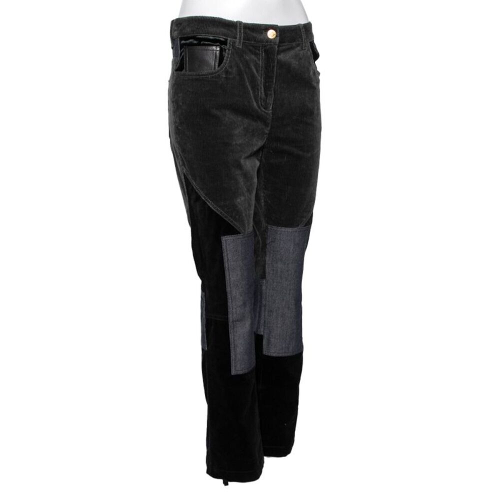 Roberto Cavalli Multicolor Denim Patch Detail Cor… - image 2